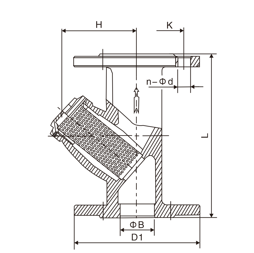 黃銅法蘭(lán)過濾器(圖(tu)1)